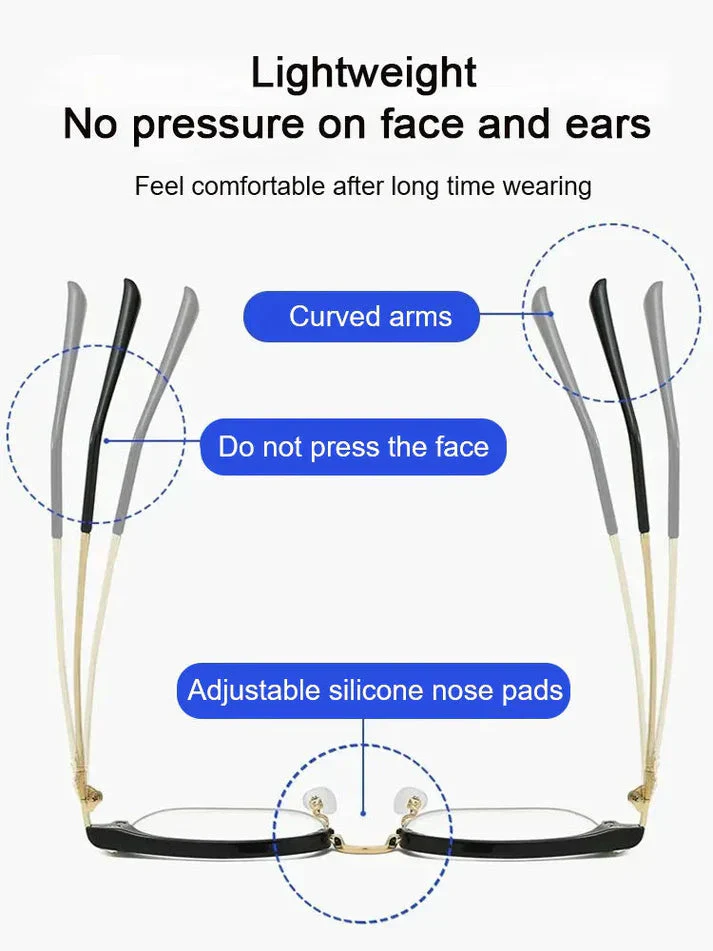 🎁Hot Sale👓Ultra Light Anti Blue Presbyopic Glasses✨