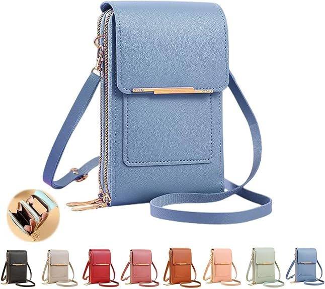 “Stay Safe and Stylish! The New Anti-Theft Leather Touchscreen Phone Bag Keeps Your Phone Secure!”