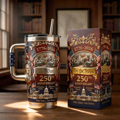 💥Limited-time 50% off--🥃U.S. 250th Anniversary Commemorative Travel Tumbler (1776-2026)