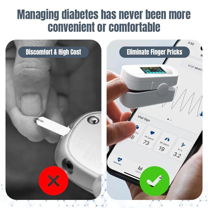 🔥 Last 3 Hours: 50% OFF 👨‍⚕️🏆 Doctor-Recommended Smart Non-Invasive Blood Glucose Monitor [99.9% Accuracy] ✅ TGA Certified
