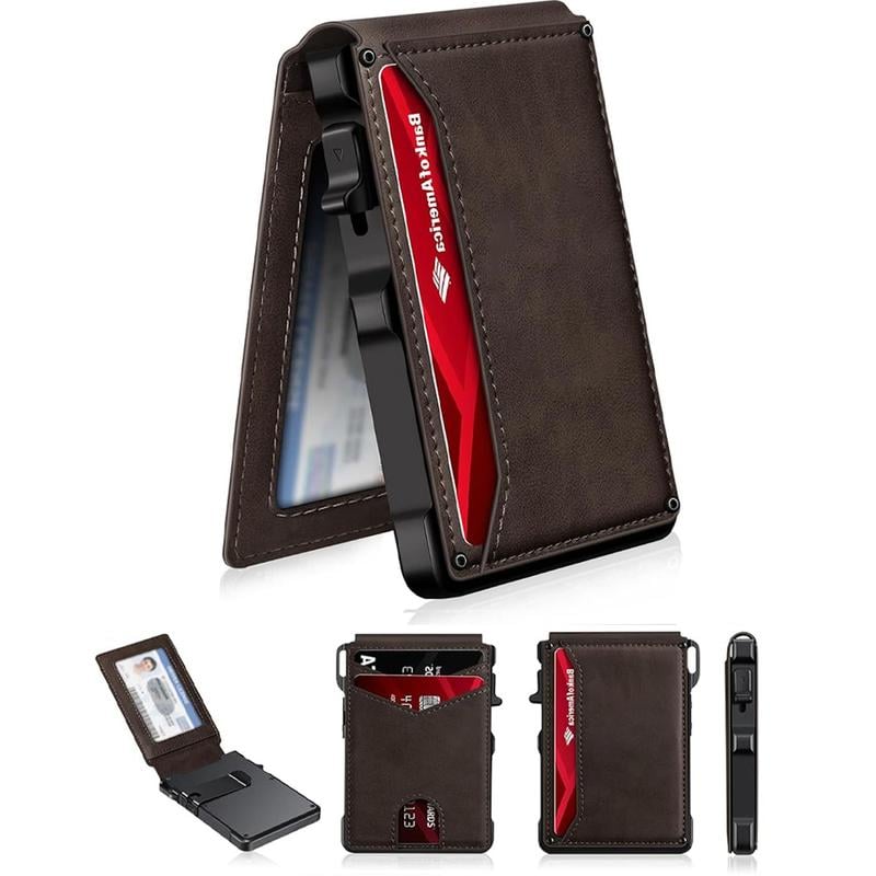 🎁 The perfect gift for your husband or father – the ultimate smart pop-up wallet: slim, secure, and RFID-blocking