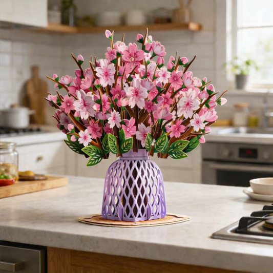💌Forever-Blooming 3D Flower Pop-Up Card– Personalized Love Message & Everlasting Bloom
