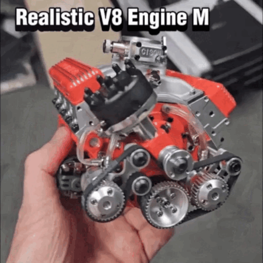 🎉Last Day Promotion 76% OFF + FREE SHIPPING🔥 - Gasoline OHV V8 Small-block Engine Model Kits