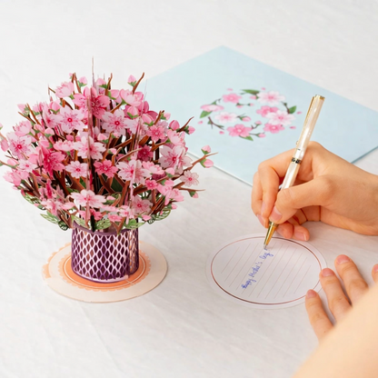 💌Forever-Blooming 3D Flower Pop-Up Card– Personalized Love Message & Everlasting Bloom