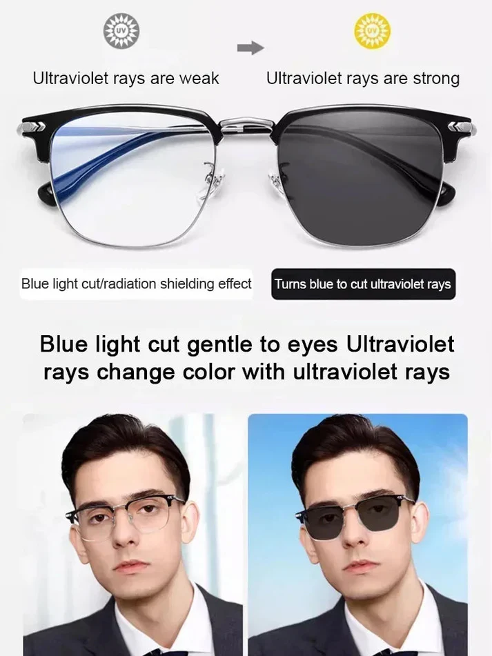 🎁Hot Sale👓Ultra Light Anti Blue Presbyopic Glasses✨