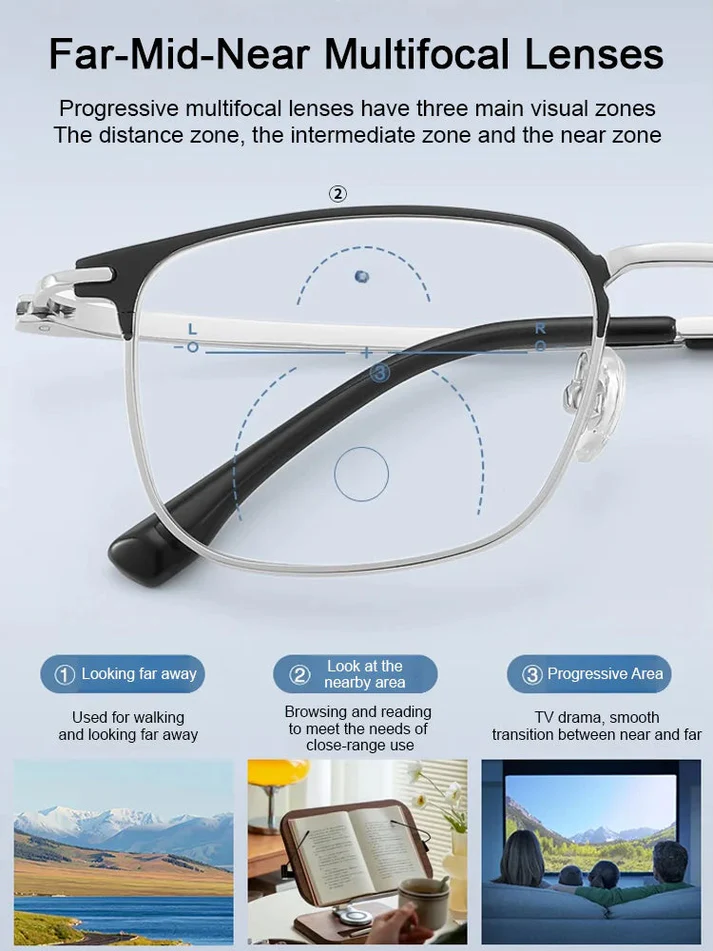 🎁Hot Sale👓Ultra Light Anti Blue Presbyopic Glasses✨