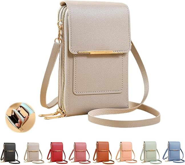 “Stay Safe and Stylish! The New Anti-Theft Leather Touchscreen Phone Bag Keeps Your Phone Secure!”