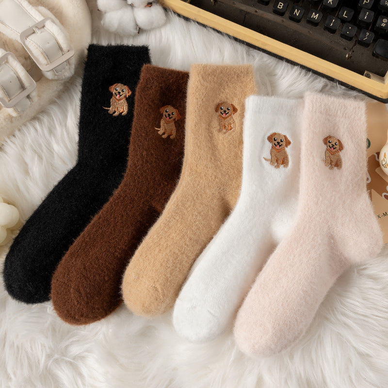 🔥🔥 Last day of limited-time sale: Adorable cow-patterned slipper socks!