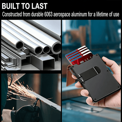 🎁 The perfect gift for your husband or father – the ultimate smart pop-up wallet: slim, secure, and RFID-blocking