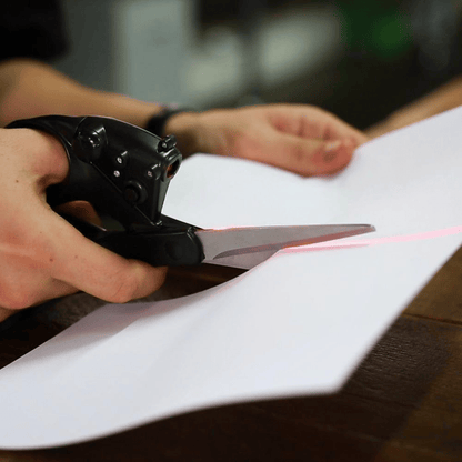 ✂️ Laser Scissors: Laser-guided multi-functional scissors for precise cutting