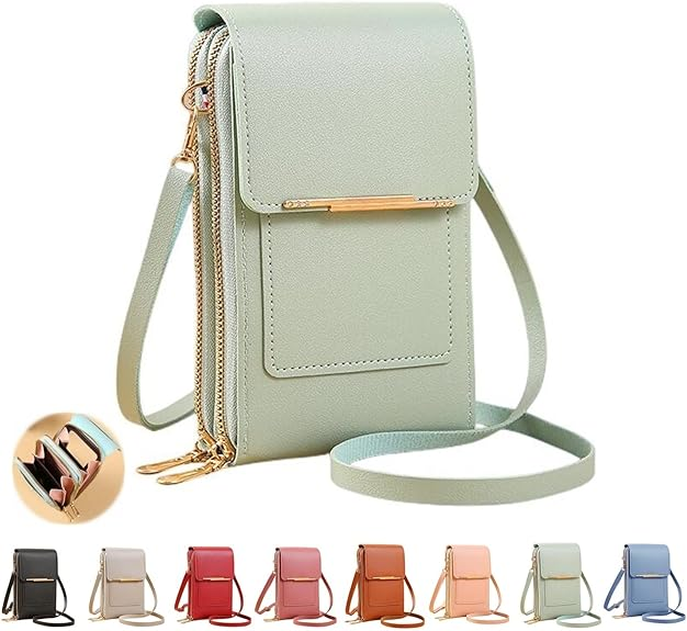 “Stay Safe and Stylish! The New Anti-Theft Leather Touchscreen Phone Bag Keeps Your Phone Secure!”