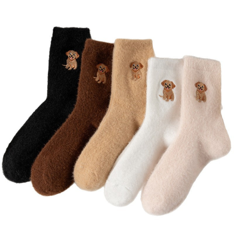 🔥🔥 Last day of limited-time sale: Adorable cow-patterned slipper socks!