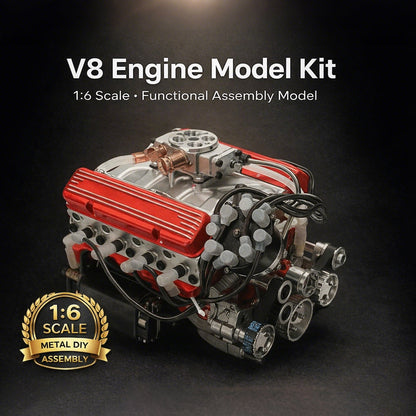 🎉Last Day Promotion 76% OFF + FREE SHIPPING🔥 - Gasoline OHV V8 Small-block Engine Model Kits