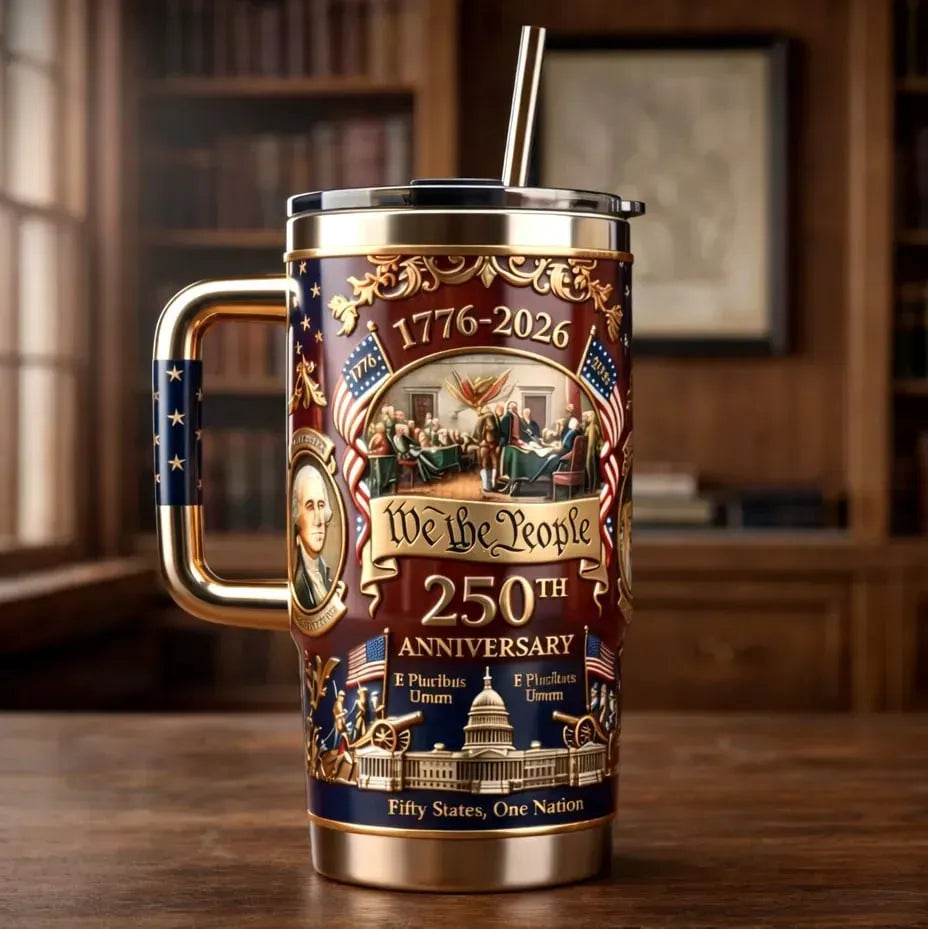 💥Limited-time 50% off--🥃U.S. 250th Anniversary Commemorative Travel Tumbler (1776-2026)