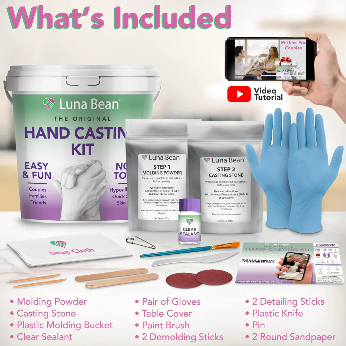 Hand Casting Kit – The Original Hand Mold Kit