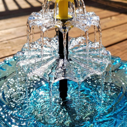 🔥2026 Spring special offer 50% off - 🐦Solar Cascade Hanging Bird Bath Fountain