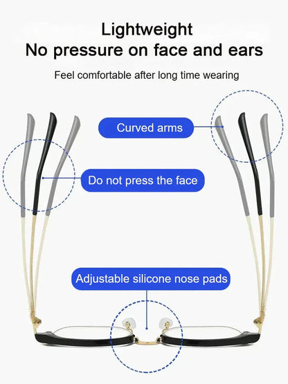 🎁Hot Sale👓Ultra Light Anti Blue Presbyopic Glasses✨