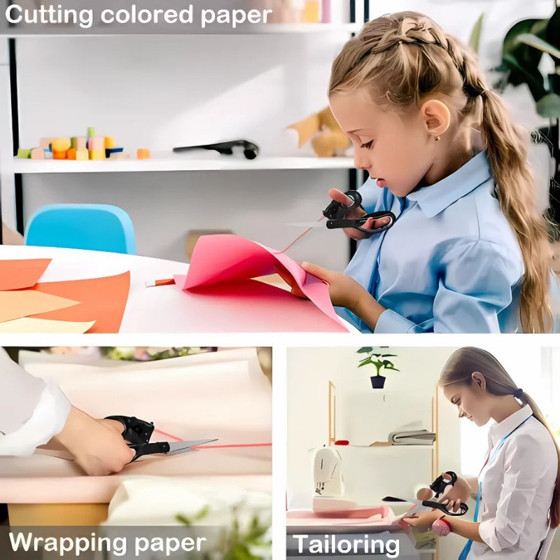 ✂️ Laser Scissors: Laser-guided multi-functional scissors for precise cutting