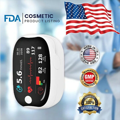 🔥 Last 3 Hours: 50% OFF 👨‍⚕️🏆 Doctor-Recommended Smart Non-Invasive Blood Glucose Monitor [99.9% Accuracy] ✅ TGA Certified