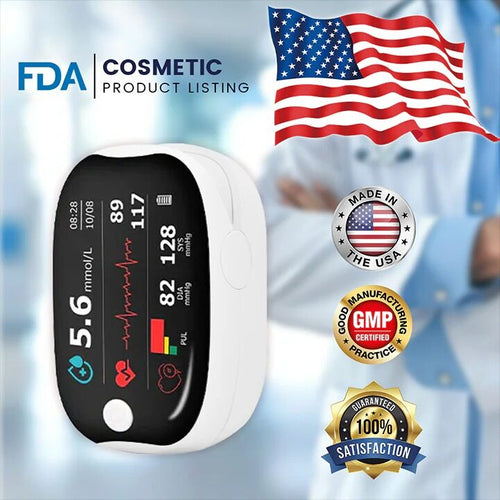 🔥 Last 3 Hours: 50% OFF 👨‍⚕️🏆 Doctor-Recommended Smart Non-Invasive Blood Glucose Monitor [99.9% Accuracy] ✅ TGA Certified