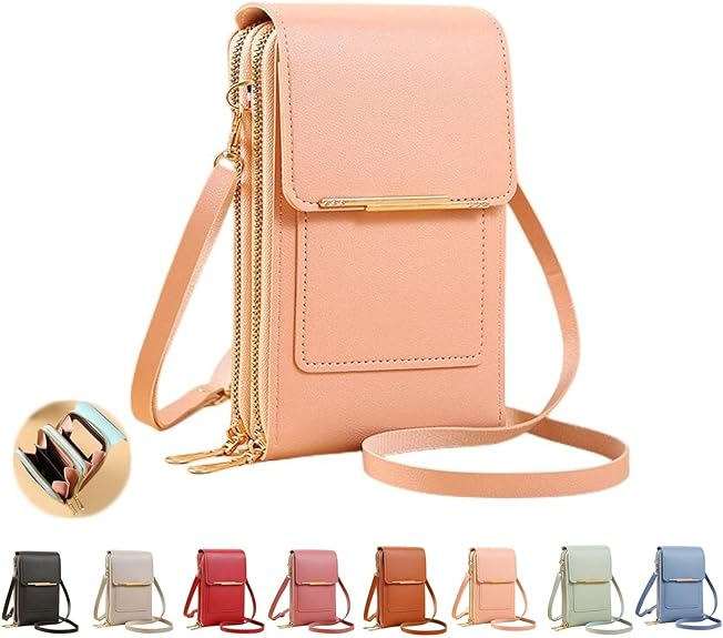 “Stay Safe and Stylish! The New Anti-Theft Leather Touchscreen Phone Bag Keeps Your Phone Secure!”