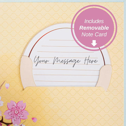 💌Forever-Blooming 3D Flower Pop-Up Card– Personalized Love Message & Everlasting Bloom