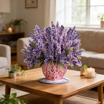💌Forever-Blooming 3D Flower Pop-Up Card– Personalized Love Message & Everlasting Bloom