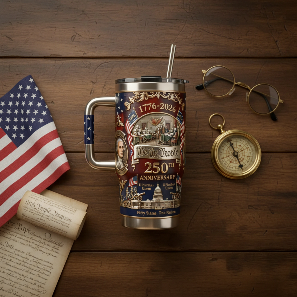 💥Limited-time 50% off--🥃U.S. 250th Anniversary Commemorative Travel Tumbler (1776-2026)