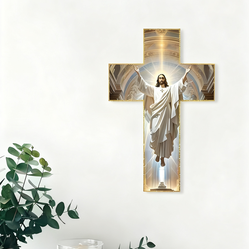 🎉New Year Sale🎁Retro Jesus Christ Wall Cross Decor