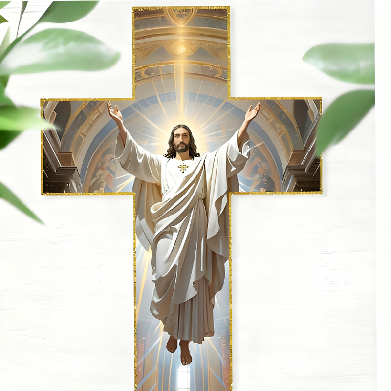 🎉New Year Sale🎁Retro Jesus Christ Wall Cross Decor