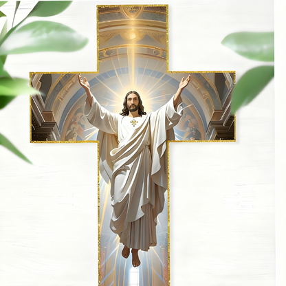 🎉New Year Sale🎁Retro Jesus Christ Wall Cross Decor