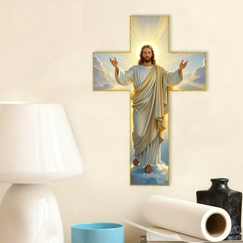 🎉New Year Sale🎁Retro Jesus Christ Wall Cross Decor