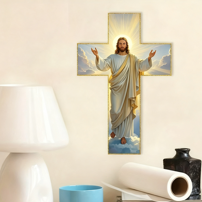 🎉New Year Sale🎁Retro Jesus Christ Wall Cross Decor