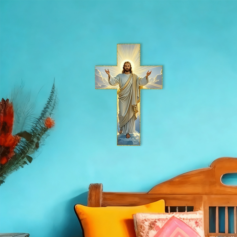 🎉New Year Sale🎁Retro Jesus Christ Wall Cross Decor
